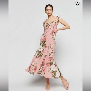 NWT Reformation Nadira Dress - Rose Garden Size 0
